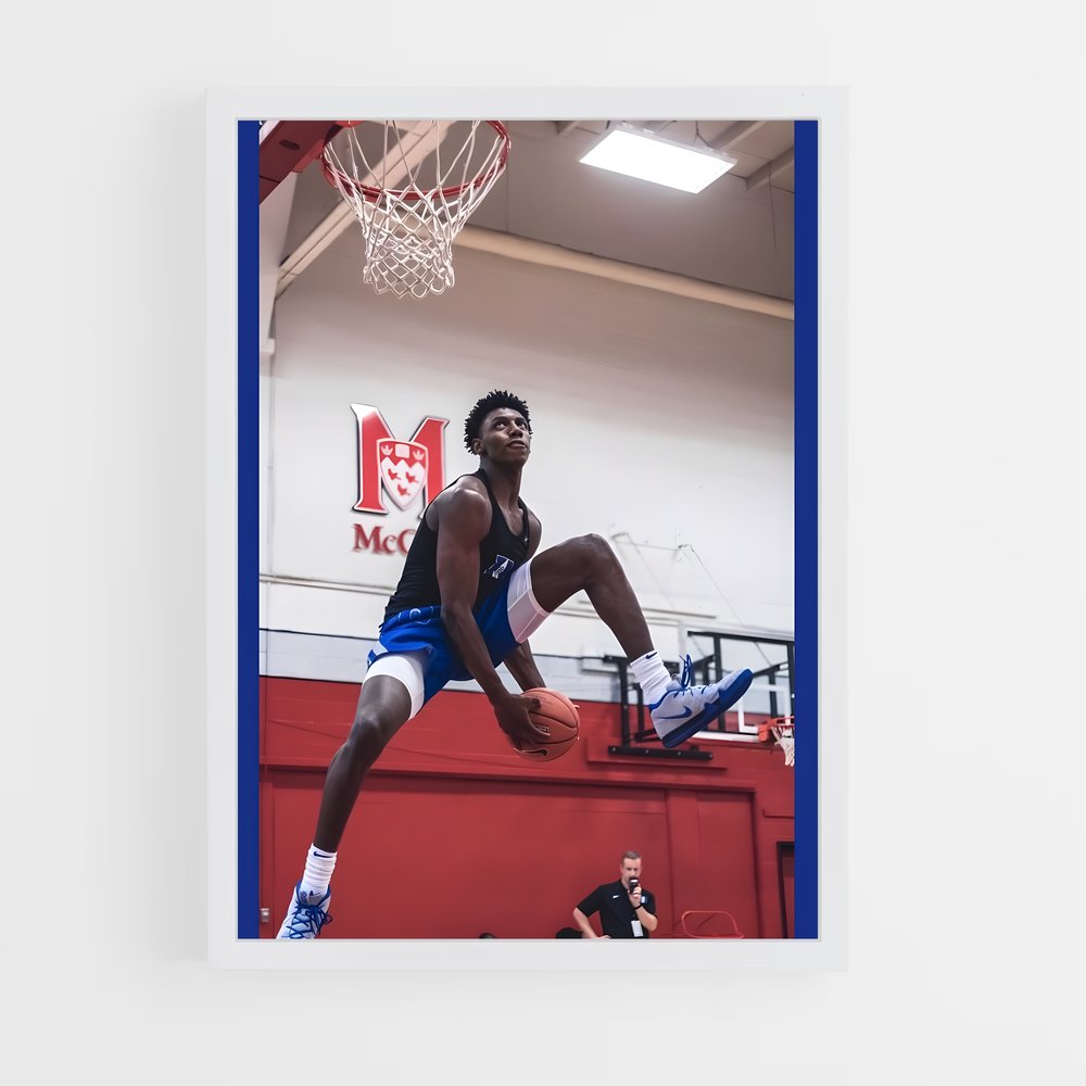Poster Dunk de Rj Barrett – affiche Basketball (vue 3)